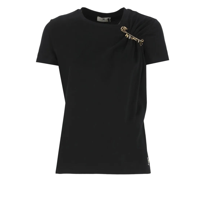 Elisabetta Franchi T-shirt T-Shirts And Polos Black schwarz
