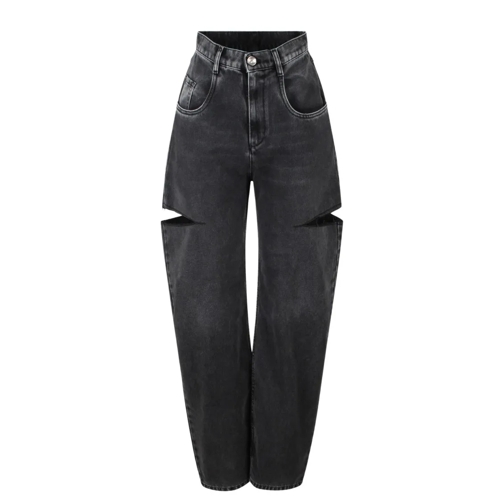 Maison Margiela Cut-Out Jeans Black Jeans