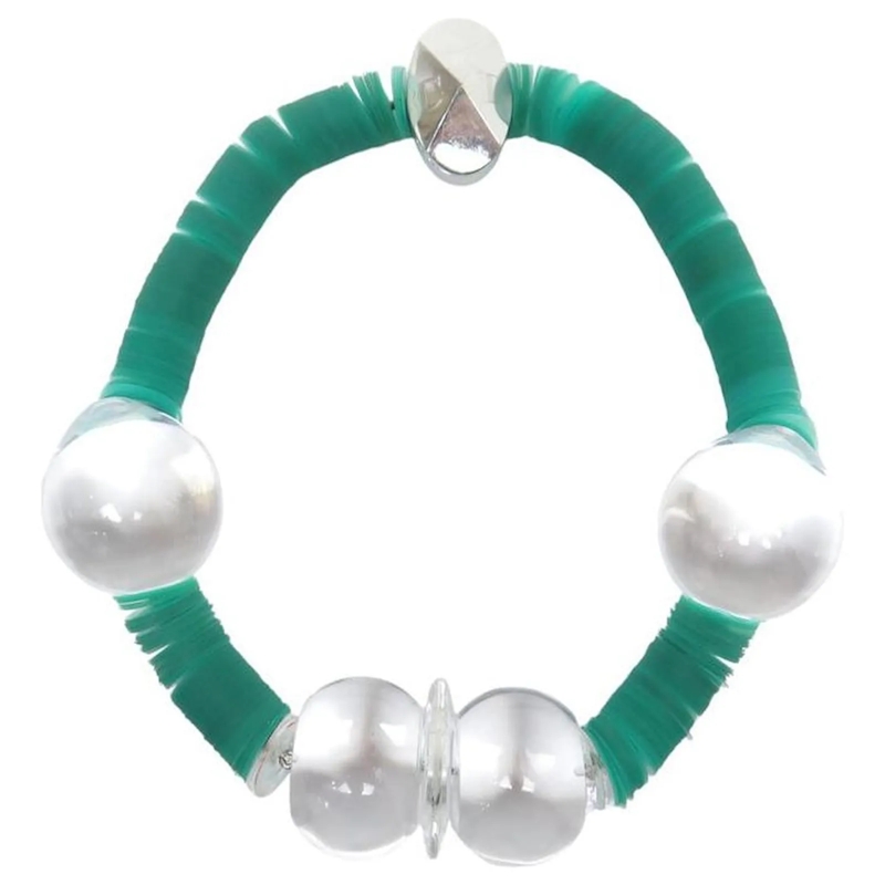 Christian Dior Mittellange Halskette VINTAGE HALSKETTE CHRISTIAN DIOR CHOKER MIT GROSSE grün