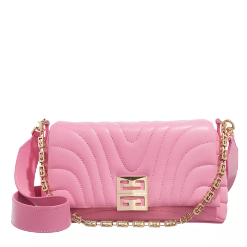 Givenchy Small 4G Soft Bag in Quilted Leather  Pink Crossbody Bag