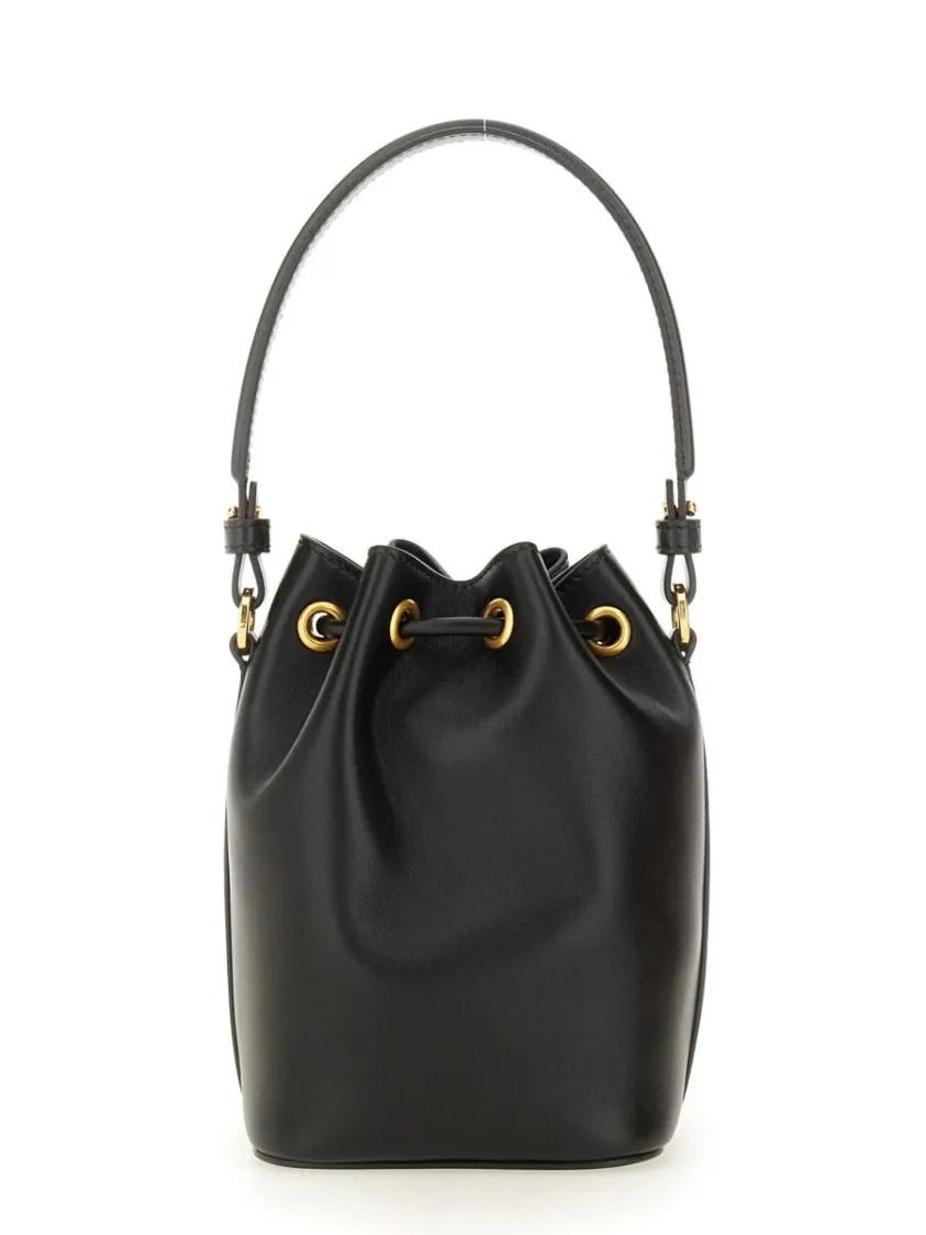 Valentino Garavani Bucket bags "Vlogo Singature" Mini Bucket Bag in zwart