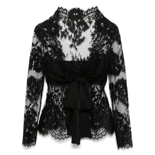 Zimmermann Black Illustration Blouse Black Blusen