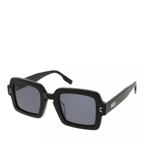 McQ MQ0326S-001 48 Sunglass Unisex Acetate Black-Black-Smoke Sunglasses