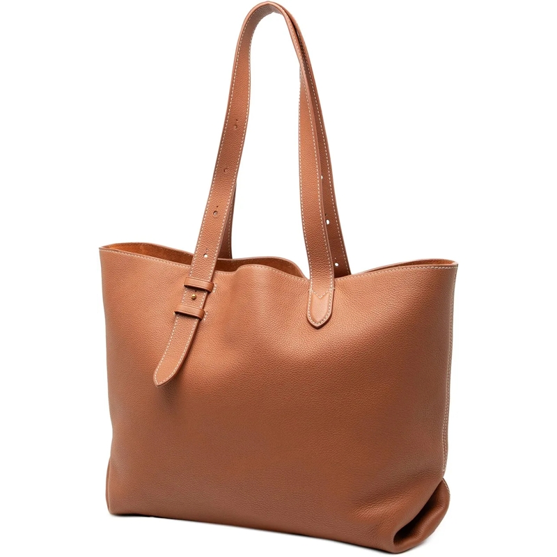 Louis Vuitton Shopper Grained Calfskin Low Key Cabas MM braun