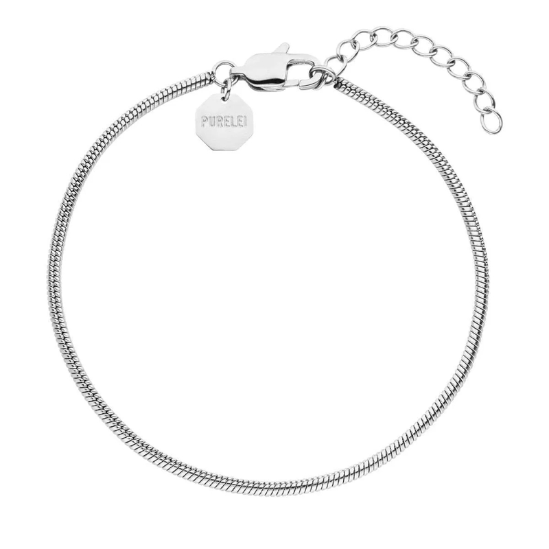 Purelei Armband Schlangenkettenarmband Sleekness silber