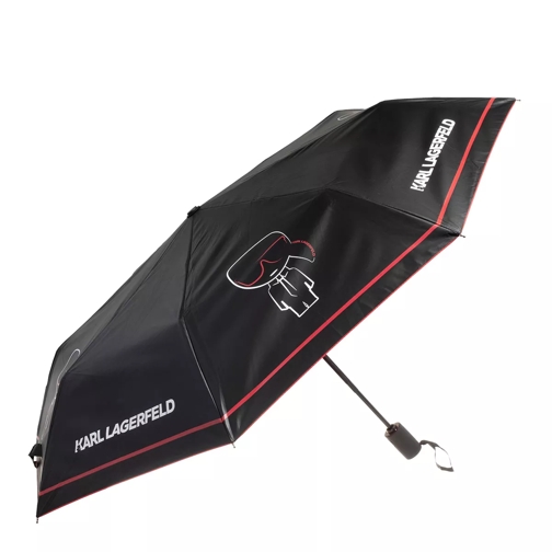 Karl Lagerfeld Ikonik Outline Umbrella Black Sciarpa leggera