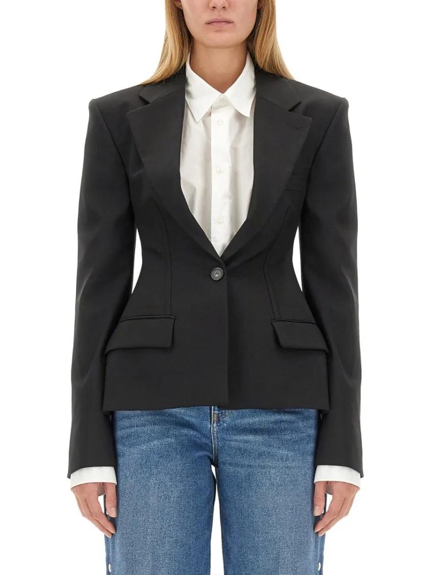 Thumbnail - Stella McCartney - Sculpted Jacket - Größe 40 - schwarz