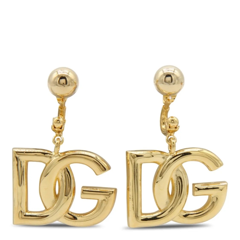 Dolce&Gabbana Ohrstecker Gold-Tone Brass Earrings Gold