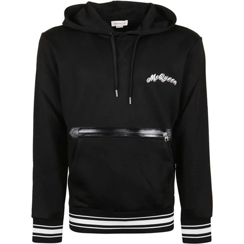 Alexander McQueen  Alexander Mcqueen Logo Hooded Sweatshirt schwarz