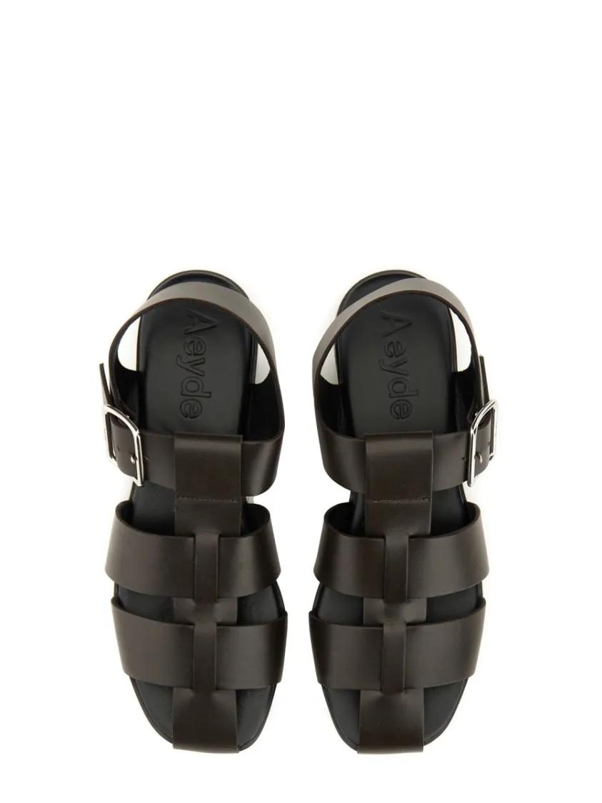 Thumbnail - Aeydē Sandalen - "Whit" Sandal - Gr. 38,5 (EU) - in Braun - für Damen