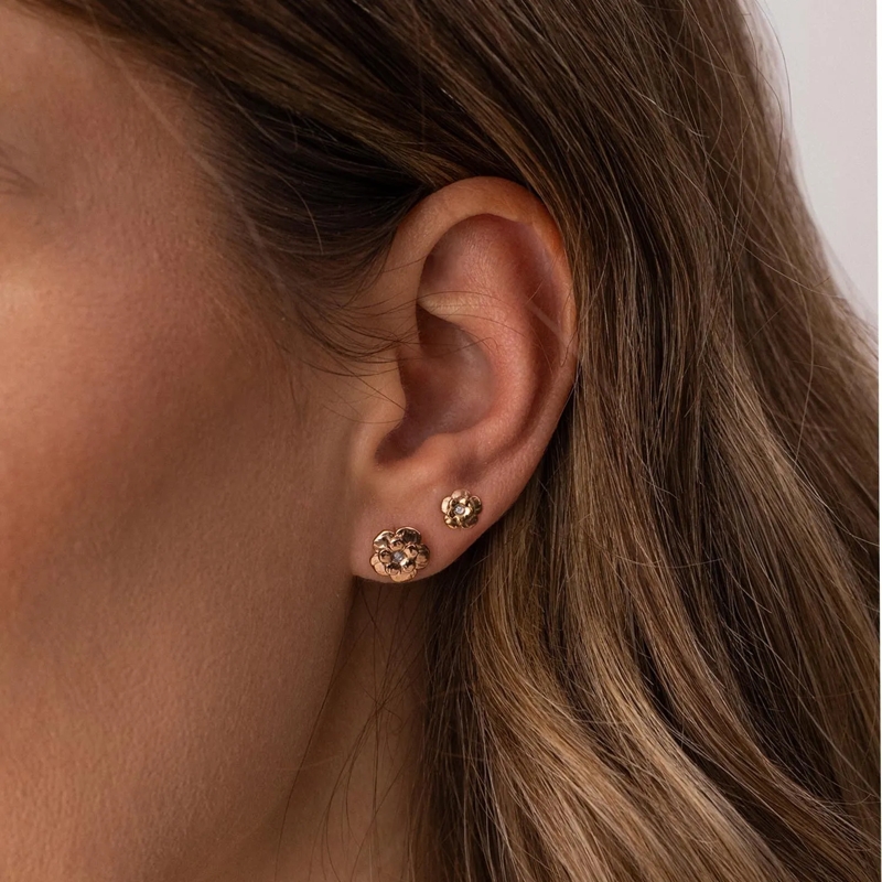 Purelei Ohrstecker Ohrring Set Flower rose(Image 2)