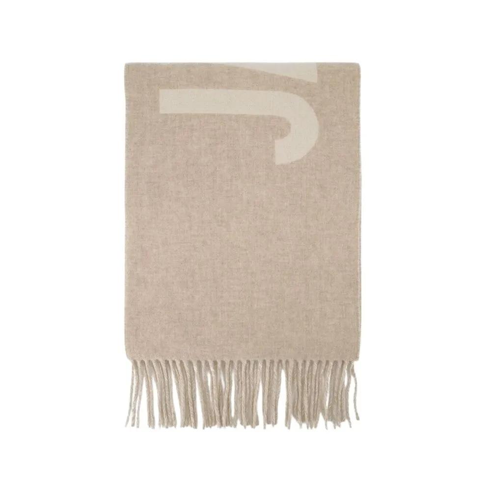 Jacquemus Tücher & Schals - Scarf In Beige Wool - Gr. unisize - in Beige - für Damen