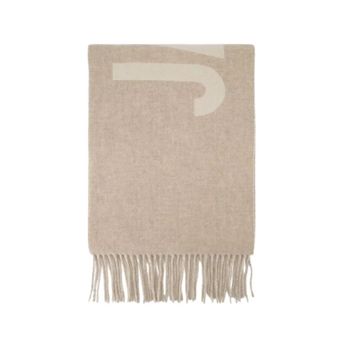 Jacquemus Leichter Schal Scarf In Beige Wool Neutrals