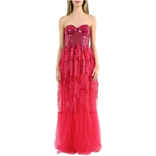 Elisabetta Franchi Midi-Kleider Dresses Fuchsia rose