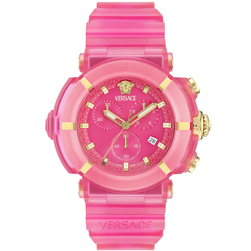 Versace Quarzuhr Quarz-Chronographenuhr Versace Real Active Chrono blau