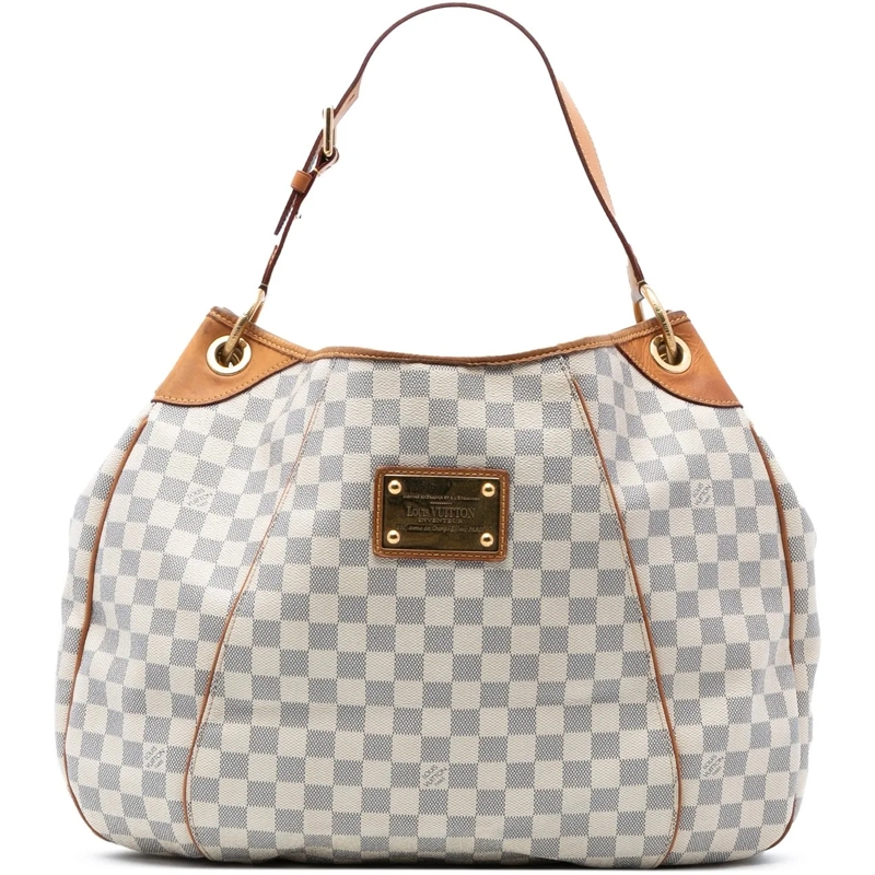 Louis Vuitton Sac à bandoulière Damier Azur Galliera GM weiß