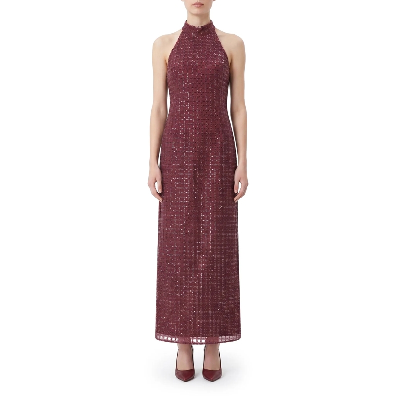 Rotate Maxikleid Maxikleid mit Pailletten rot(Image 2)