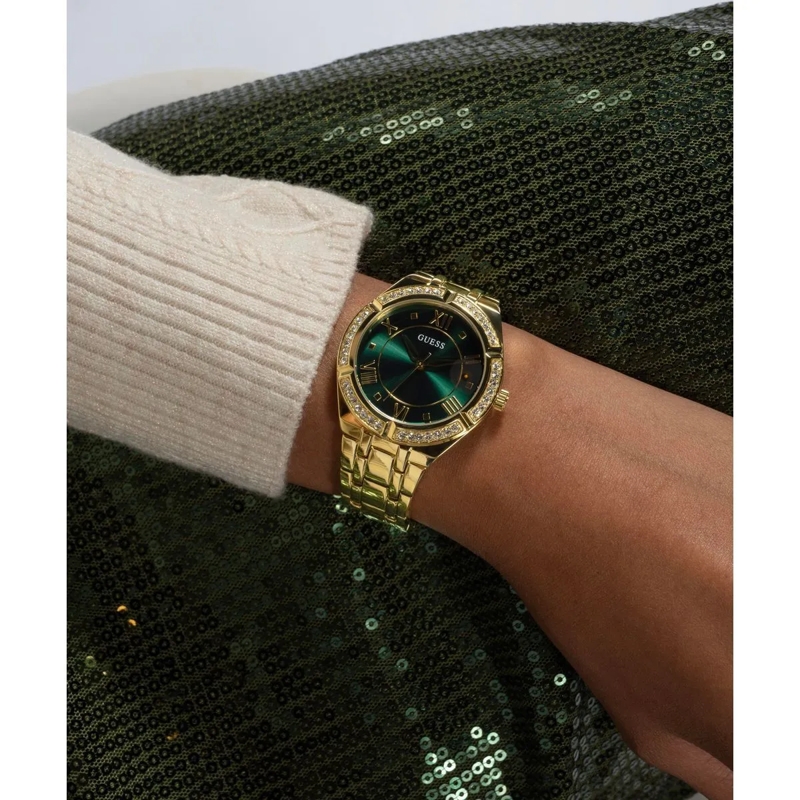 Guess Quarzuhr Analoguhr Cosmo gold(Image 5)
