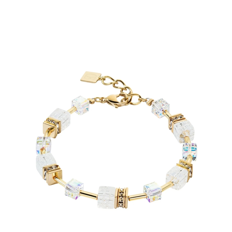 COEUR DE LION Armband GeoCUBE® Iconic Nature Armband weiss