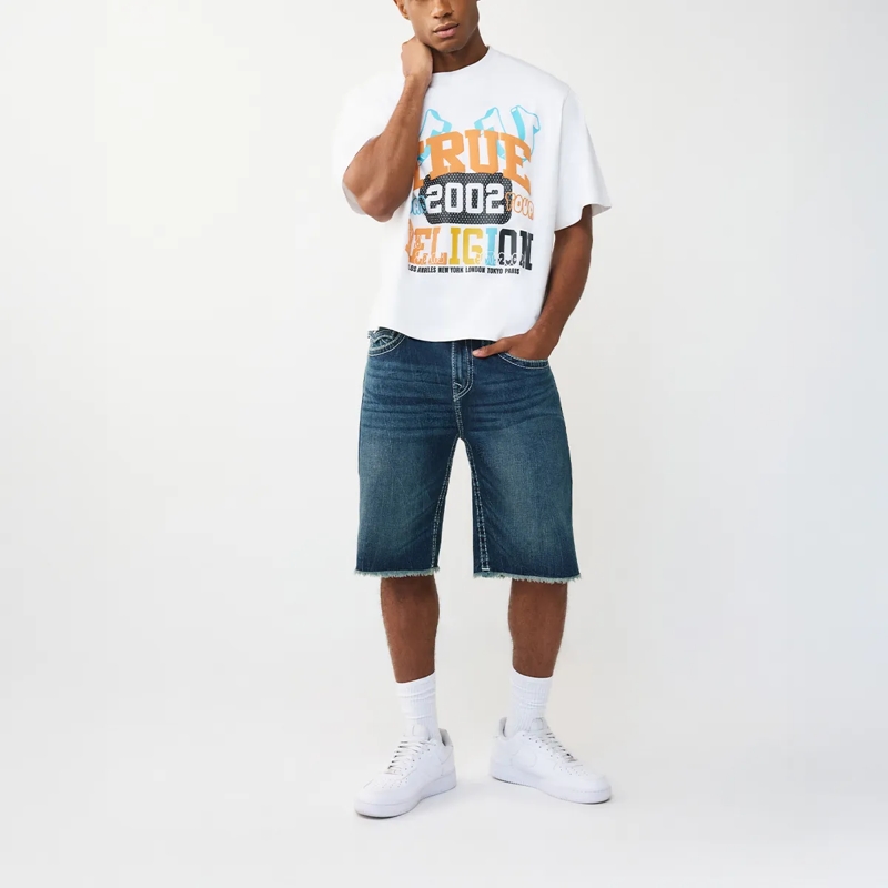 True Religion Shorts Jeansshorts VINNY hell-blau(Image 2)