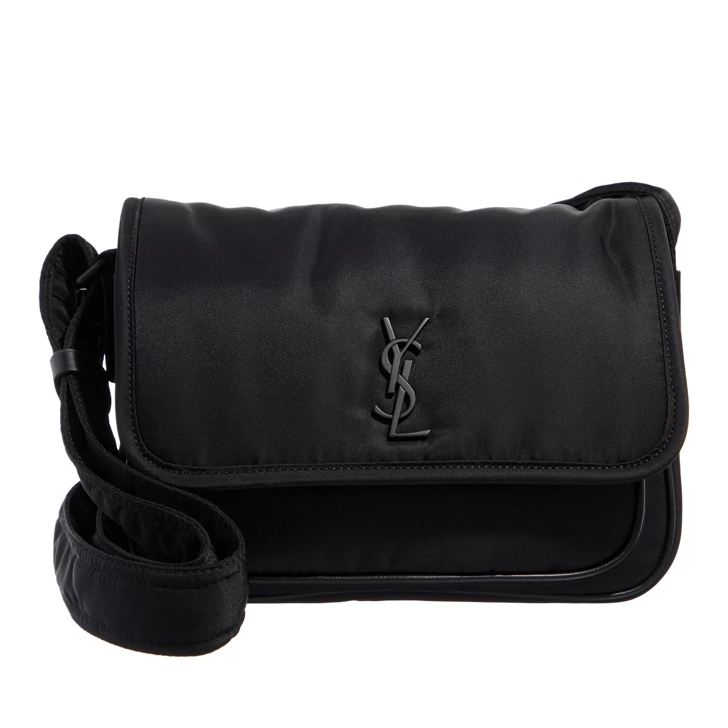 Ysl side bag all black sale