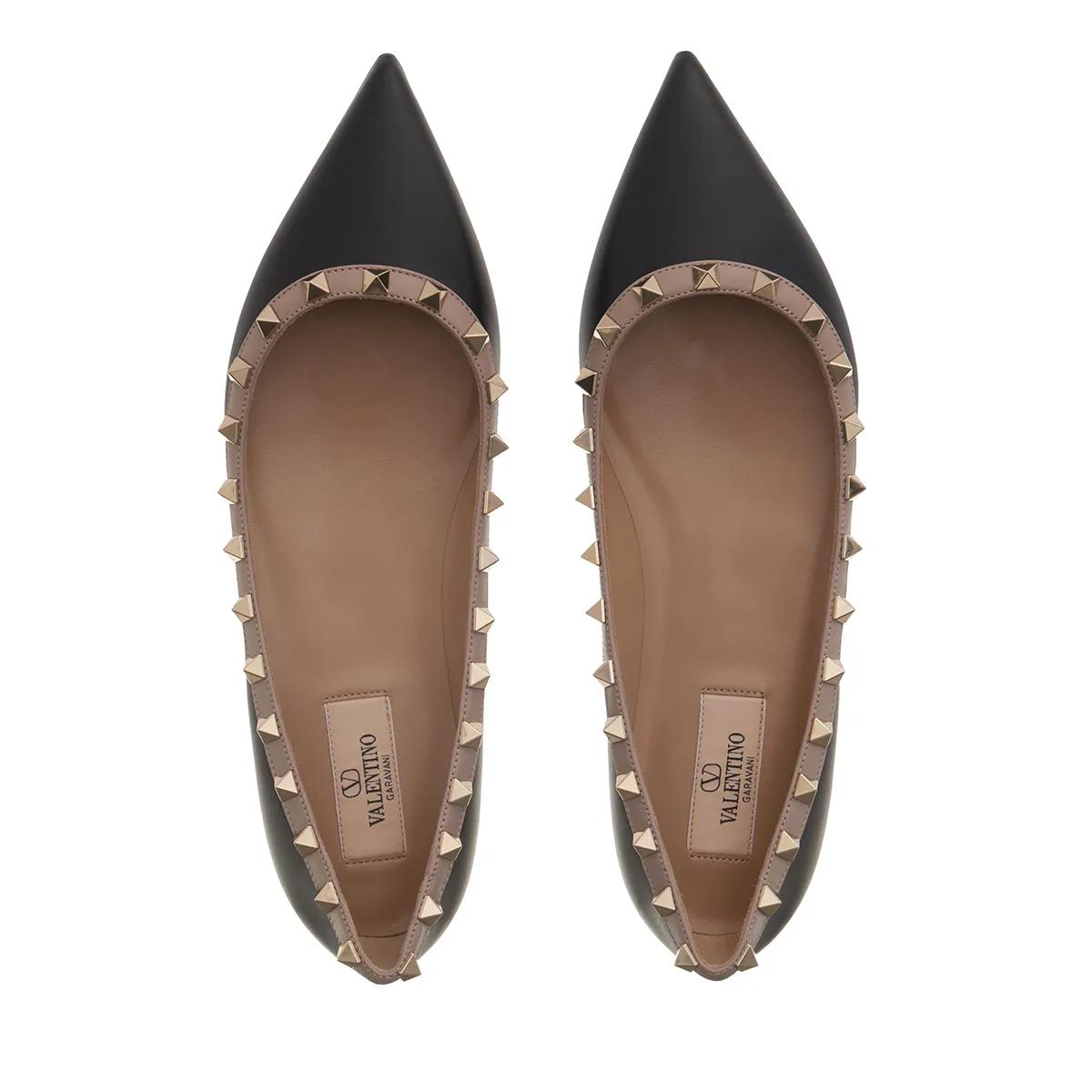 Thumbnail - Valentino Garavani Ballerinas - Rockstud Ballerina - Gr. 39 (EU) - in Schwarz - für Damen