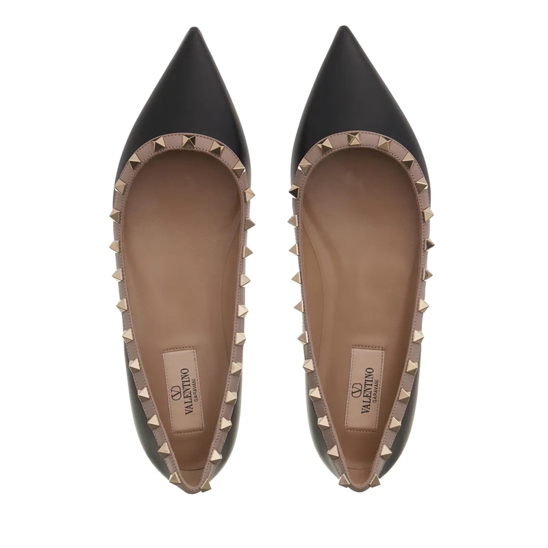 Valentino Garavani Ballerinas Rockstud Ballerina(Image 6)