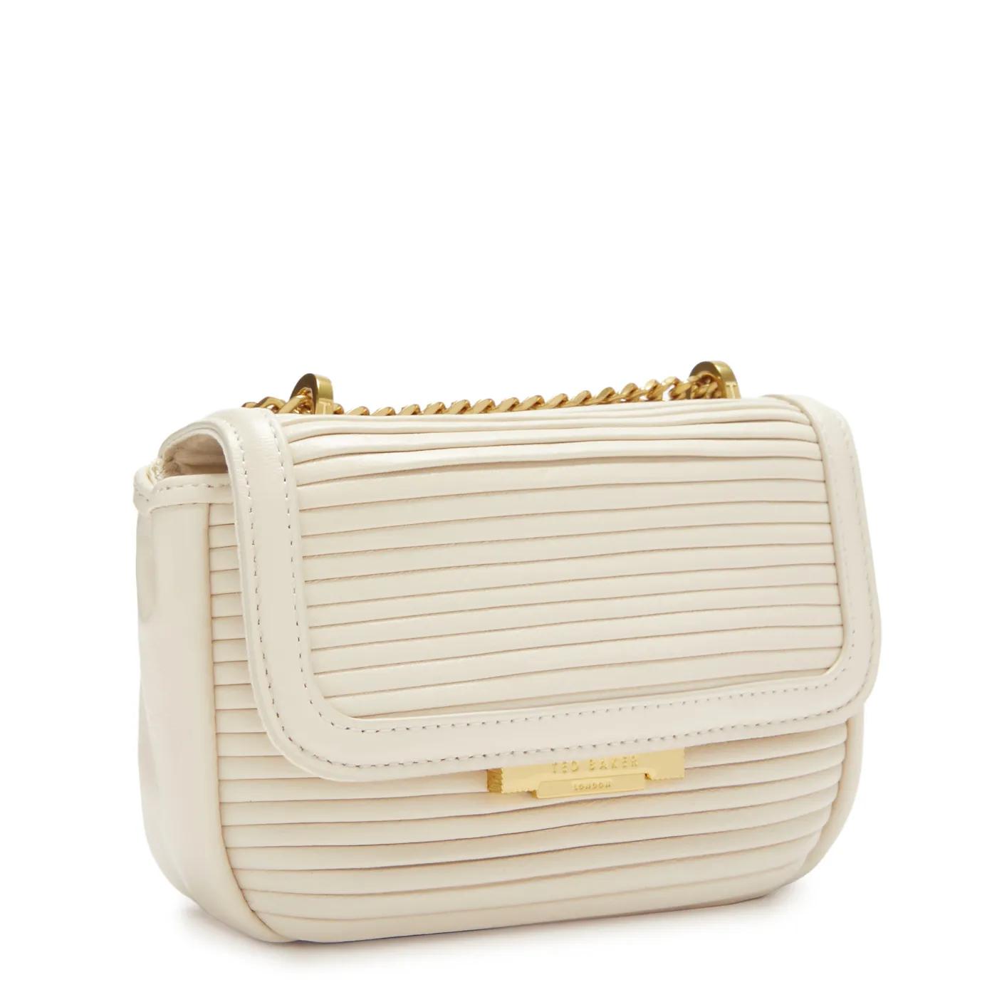 Thumbnail - Ted Baker Crossbody Bags - Pyahley Statement T Plisse Mini Bag - Gr. unisize - in Weiß - für Damen