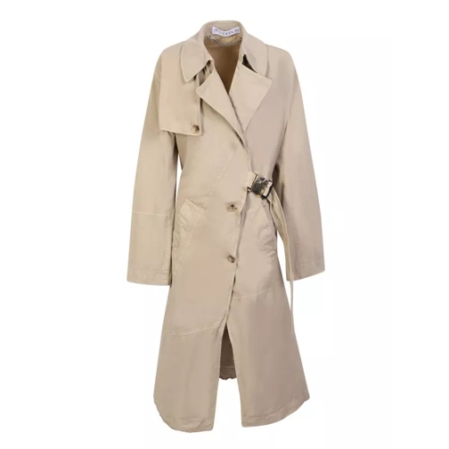 J.W.Anderson Beige Twisted Trench Coat Neutrals 