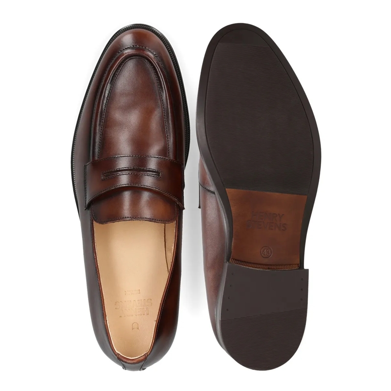 Henry Stevens Loafer Loafer Wes PL mittel-braun(Image 4)