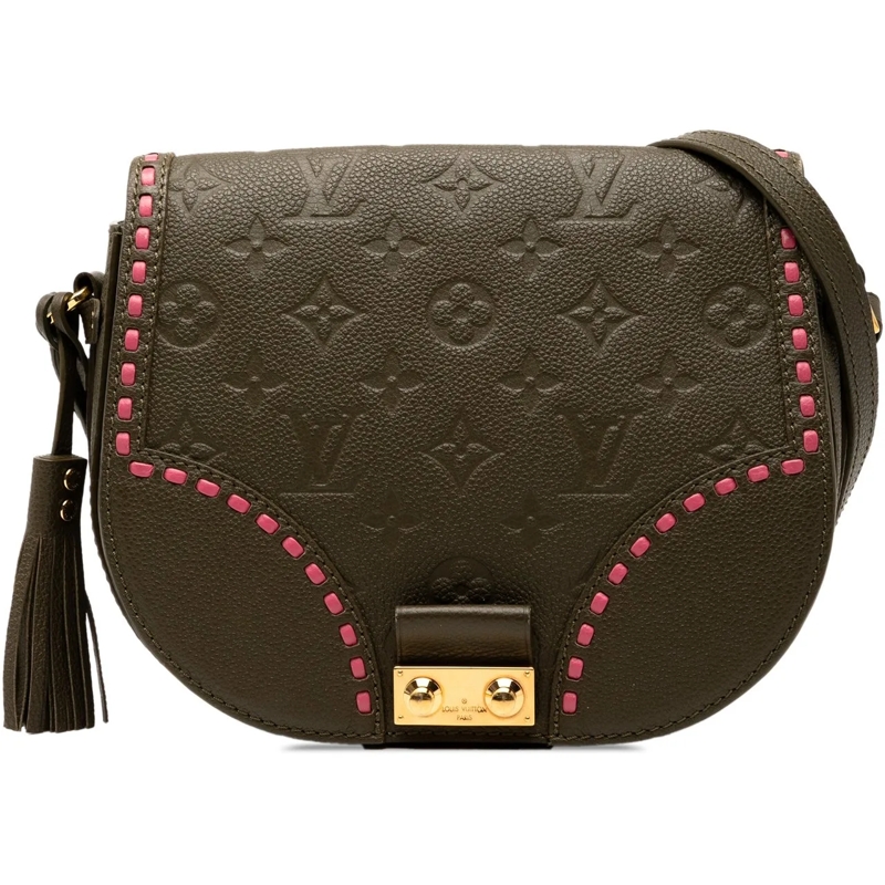 Louis Vuitton Schultertasche Monogram Empreinte Junot braun