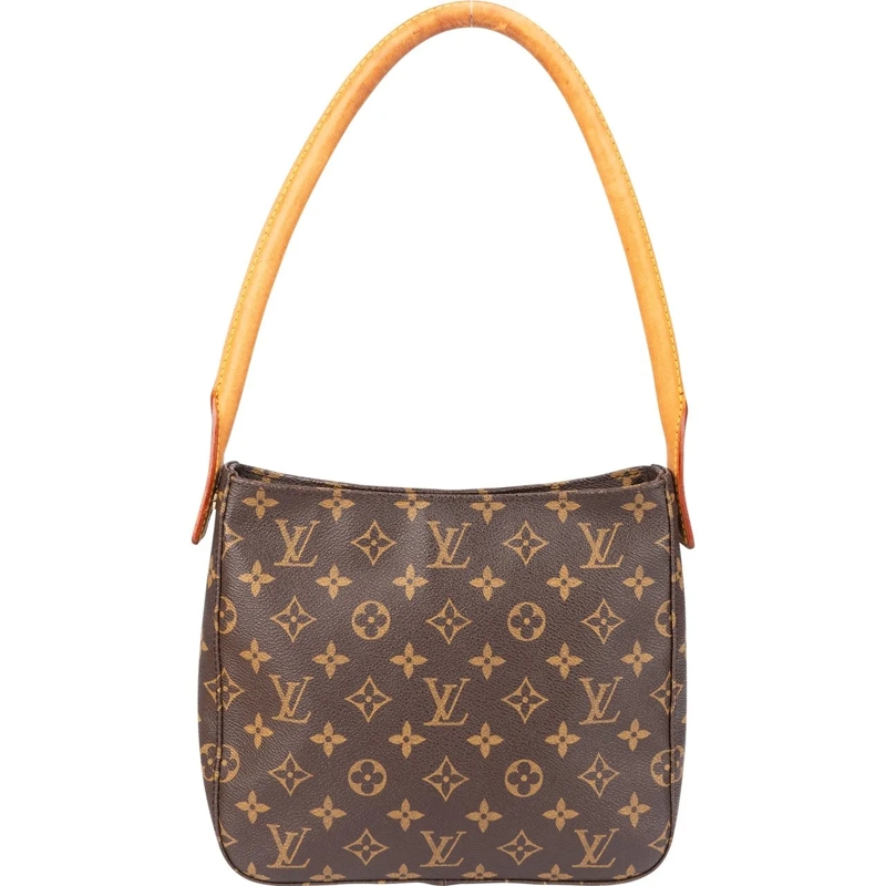 Louis Vuitton Schultertasche Louis Vuitton Canvas Monogram Looping MM Shoulder  braun