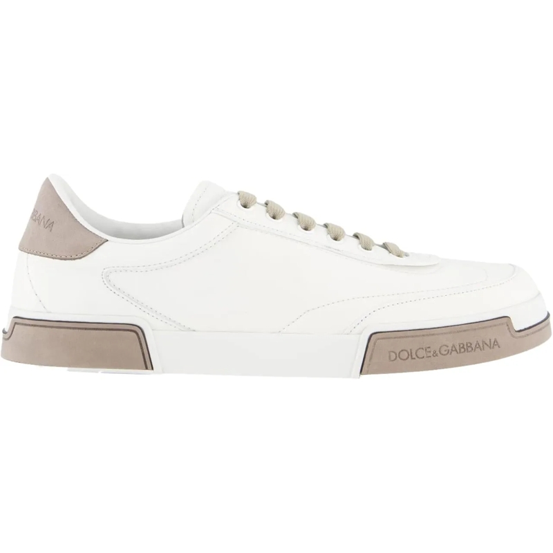 Dolce&Gabbana Slides Heren Oxford Sneaker Wit weiß