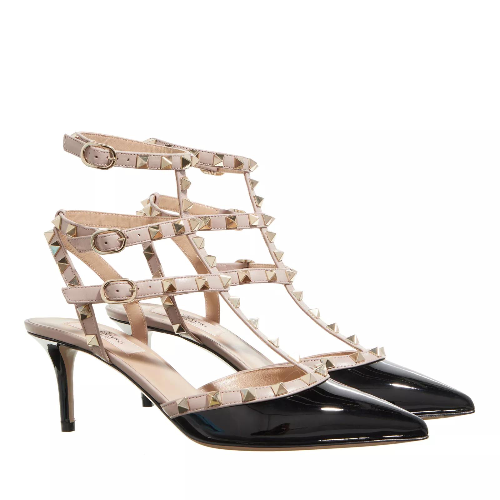 Valentino Garavani Pumps & High Heels - Ankle Strap Rockstud - Gr. 39 (EU) - in Beige - für Damen