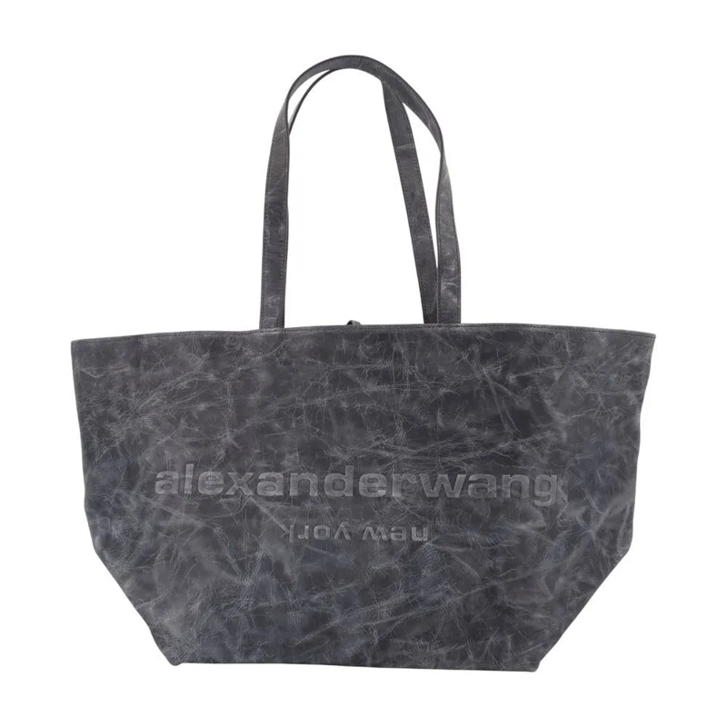 Alexander Wang Fourre-tout Punch Shopper Bag - Leather - Grey Grey