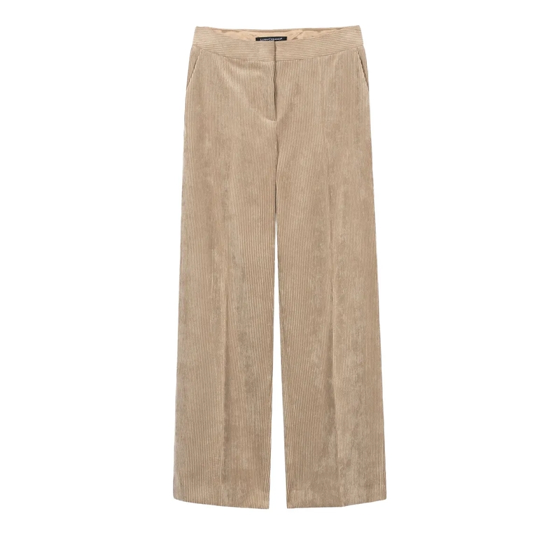 Luisa Cerano Stoffen broek Cord-Wideleg-Pants soft caramel