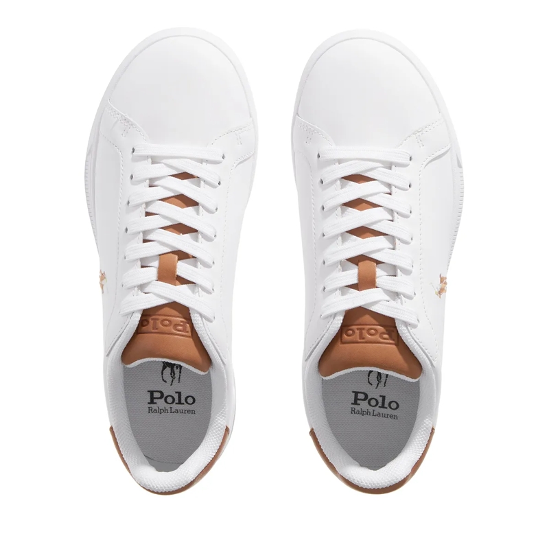 Polo Ralph Lauren Sneaker basse Hrt Ct II Sneakers High Top Lace White/Tan(Image 4)