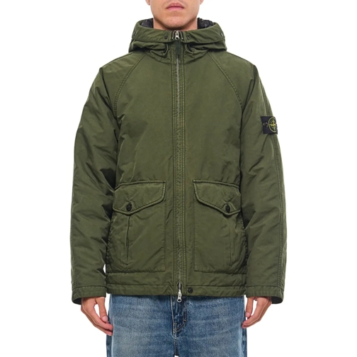 Stone Island Parka-Mäntel Zipped Jacket Green