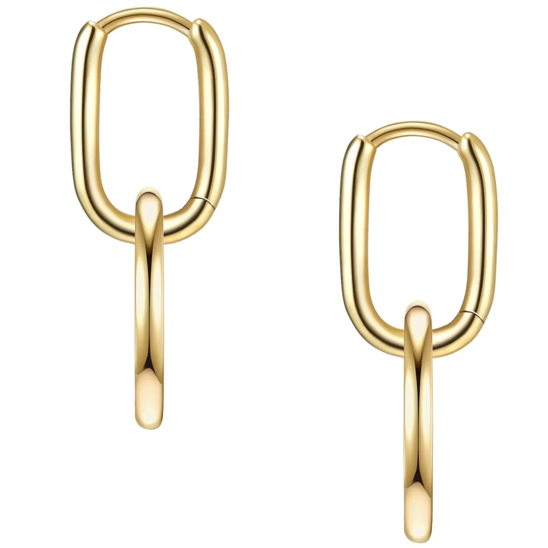 Glanzstücke München Ohrhänger Sterling Silber Creolen gold(Image 3)