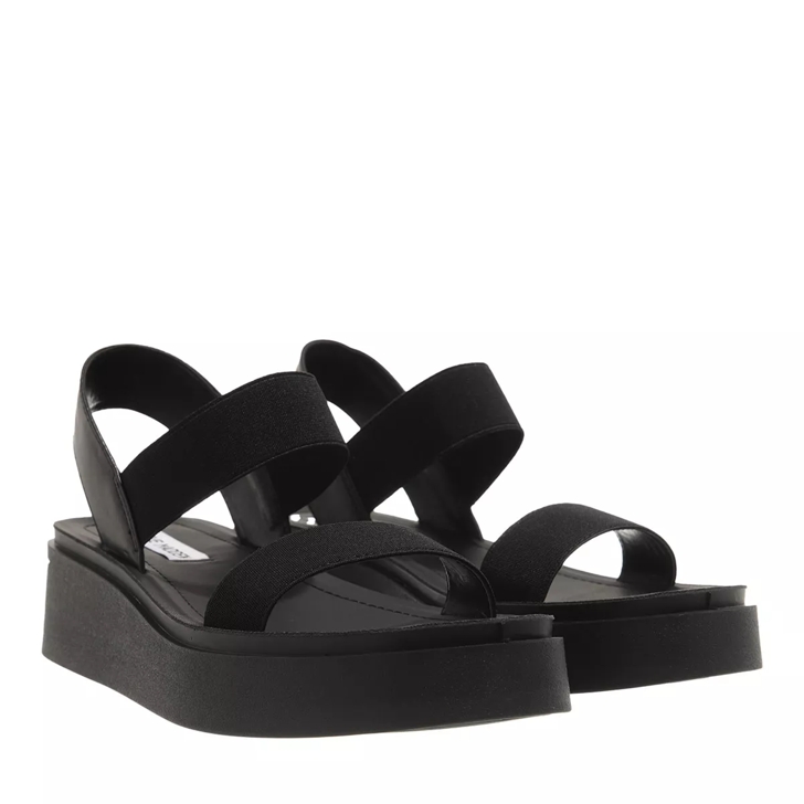 Solid black sale sandals