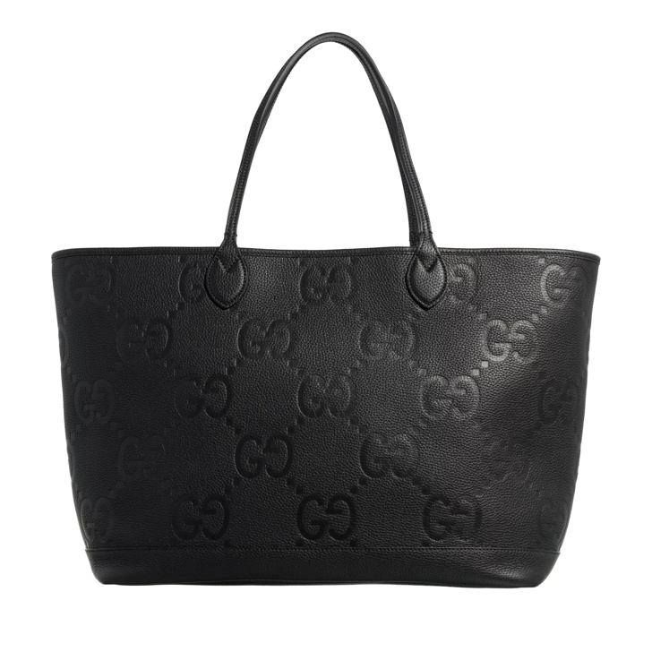 Gucci Jumbo GG Large Tote Bag Black | Shopping Bag