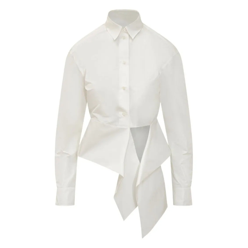 Givenchy Chemise Long-Sleeved Top With Classic Collar White