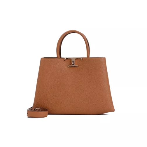 Tod's T Timeless Shopping Bag Brown Shopper