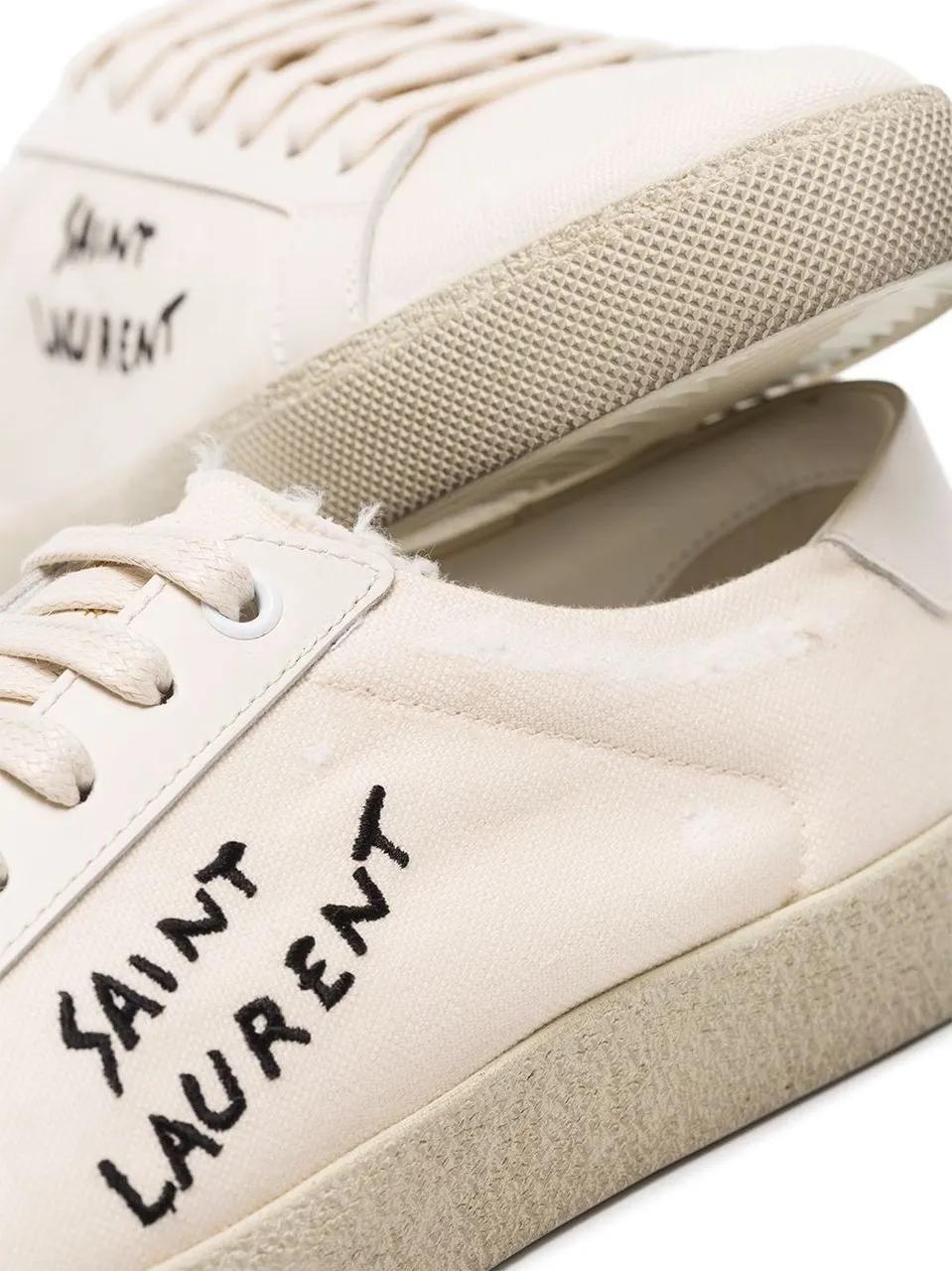 Thumbnail - Saint Laurent Low-Top Sneaker - Sneakers White - Gr. 35 (EU) - in Weiß - für Damen