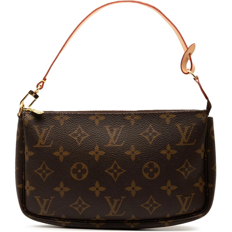 Louis Vuitton Schultertasche Monogram Pochette Accessoires braun