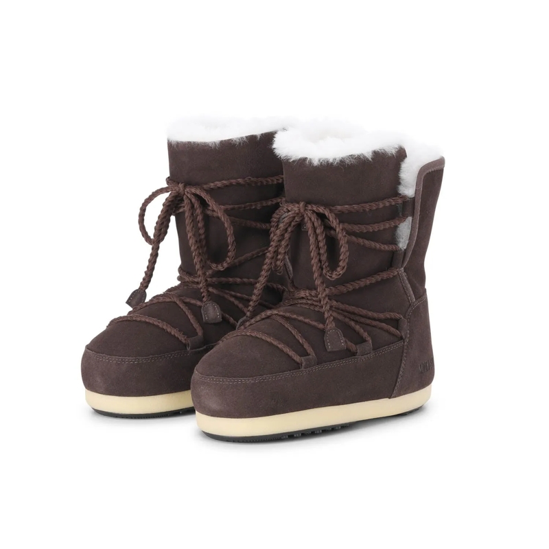 Moonboot Bottes d'hiver Boot EVX aus Veloursleder Dunkelbraun