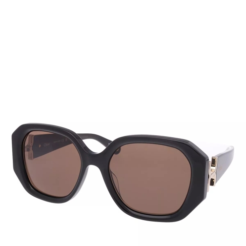 Chloé CH0236S-001 Black-Black-Brown Sunglasses