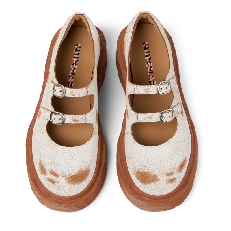 Camperlab Schnürschuhe Mokassins Vamonos weiss(Image 4)