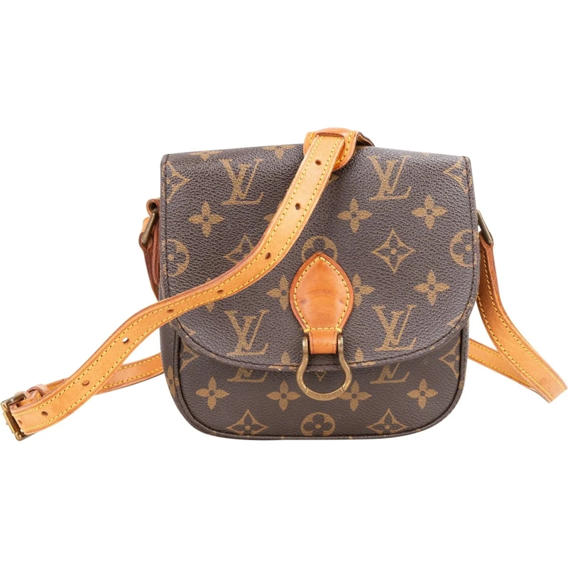 Louis Vuitton Schultertasche Louis Vuitton Canvas Monogram Saint Cloud PM Cross mehrfarbig