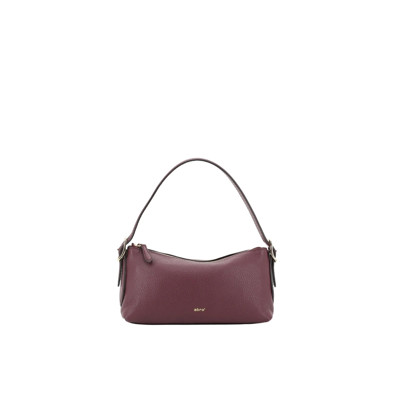 Abro Schultertasche Schultertasche CARINA bordeauxrot